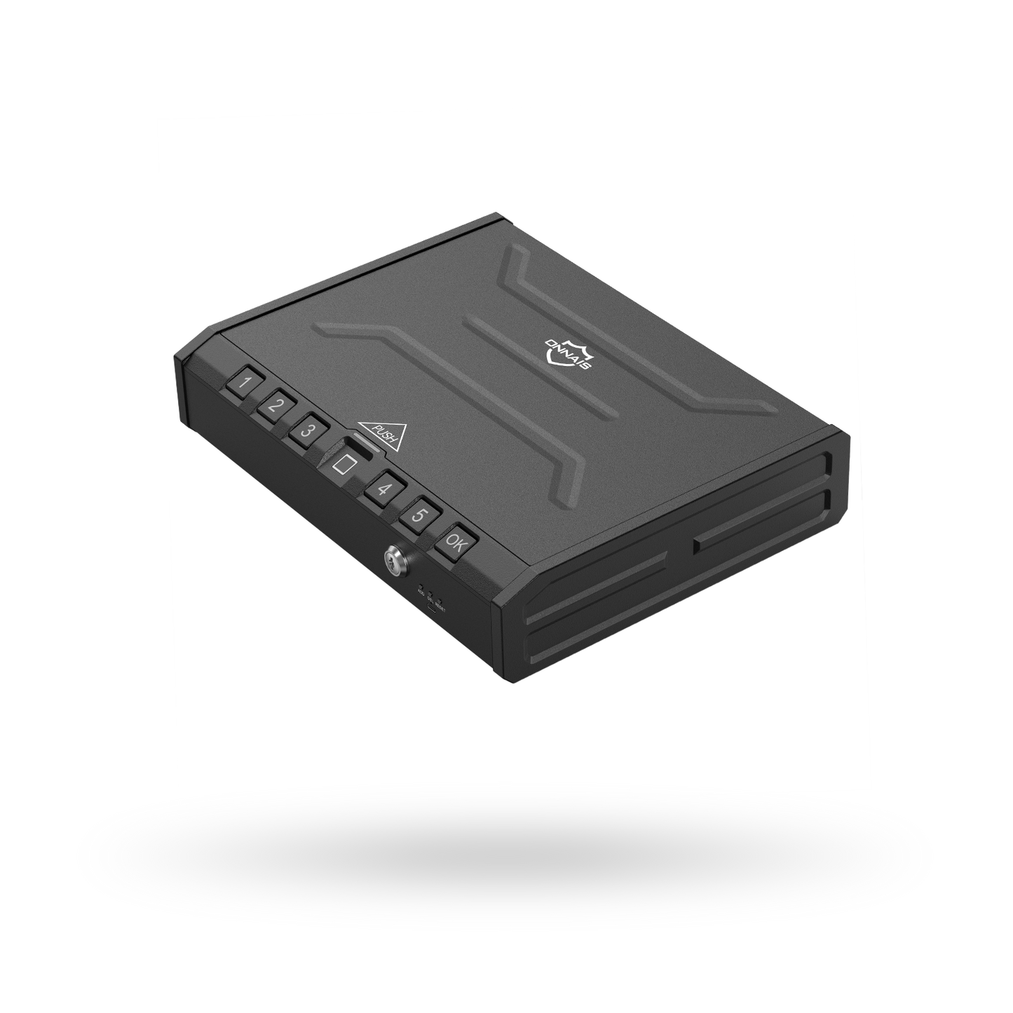ONNAIS Iron Pro Max Gun Safe Secure Box Fingerprint Keypad & Key Access