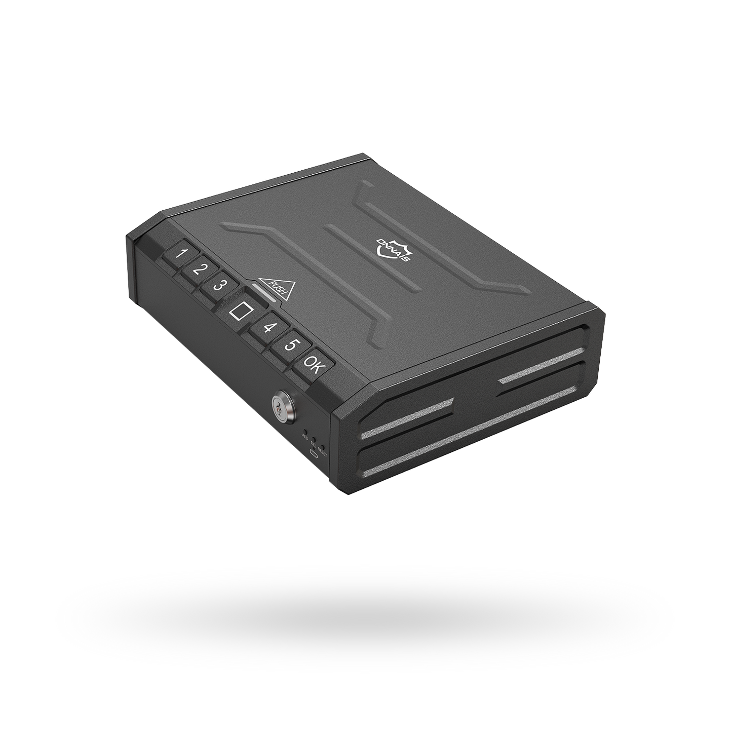 ONNAIS Iron Pro Gun Safe Secure Box Fingerprint Keypad & Key Access