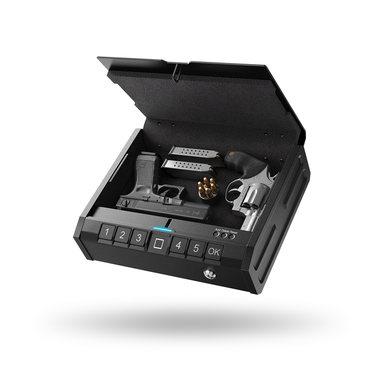 ONNAIS Iron Se Gun Safe Secure Box-install