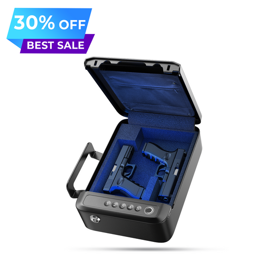 ALLOY Se Gun Safe Portable Secure Box 4-Way Access & USB-C Charge-30% OFF