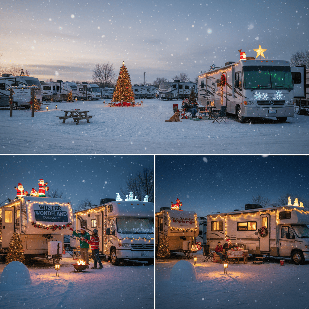 🎄Best RV Destinations for Christmas: Safe, Festive & Family-Friendly