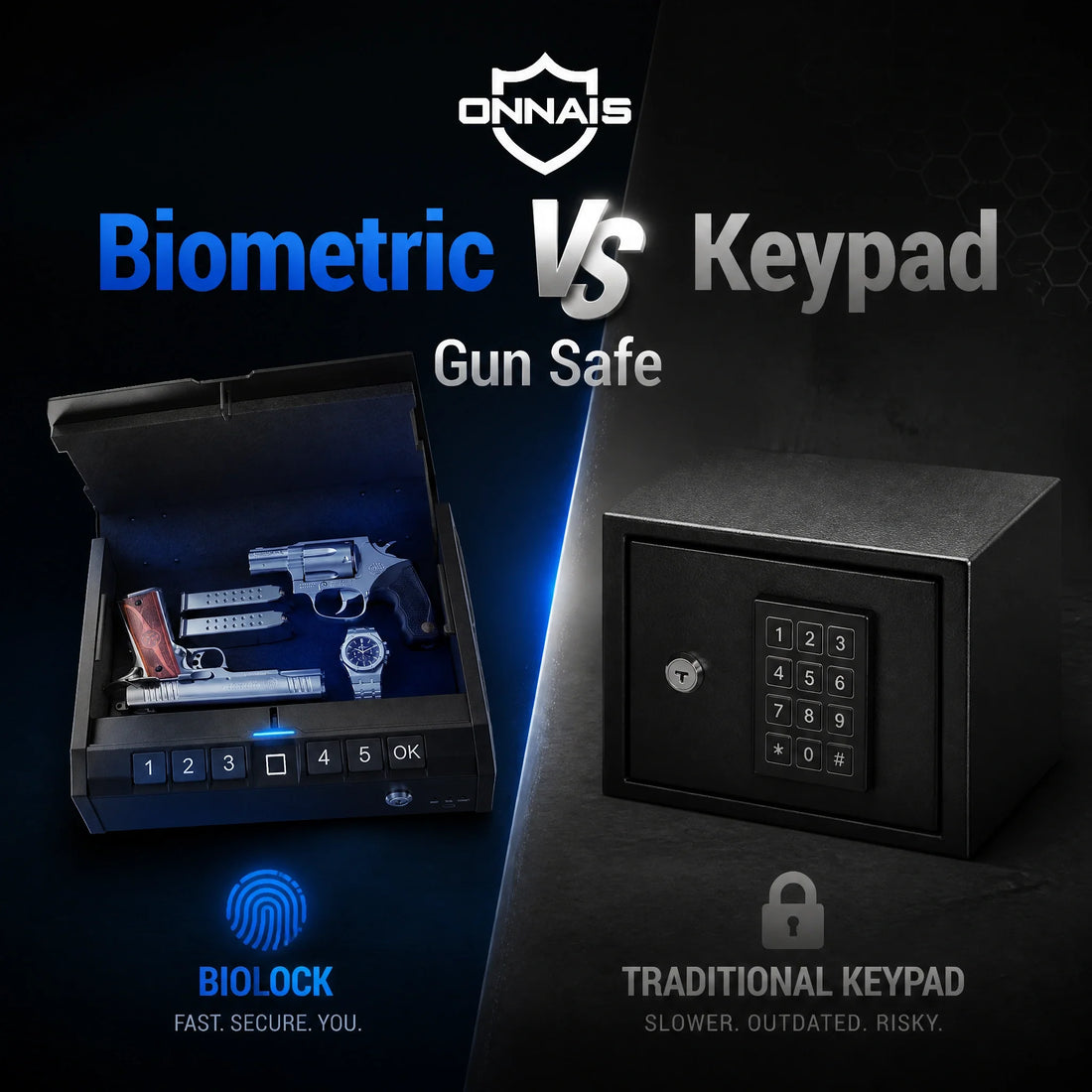 Biometric vs Keypad Gun Safe: Speed, Reliability & Failure Modes