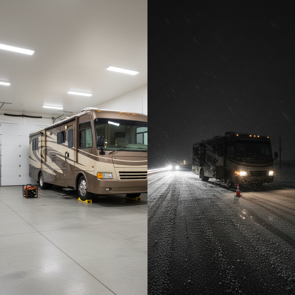 Indoor vs Outdoor RV Storage: Security, Cost & Risk Compared