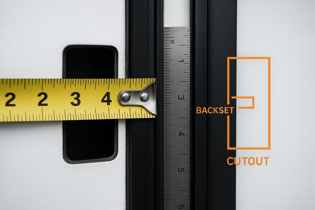 RV Door Lock Sizes: Cutout, Thickness, Backset Guide