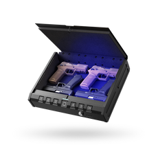 ONNAIS Iron Pro Max Gun Safe Secure Box Fingerprint Keypad & Key Access