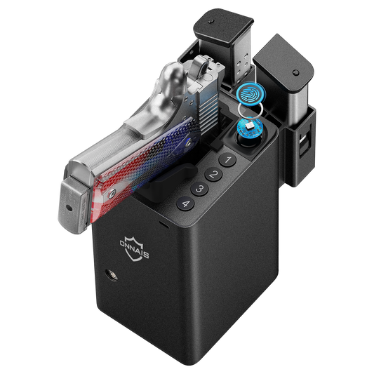 ONNAIS Defender Pro Gun Safe Lock Fast Access 3-Way Unlock