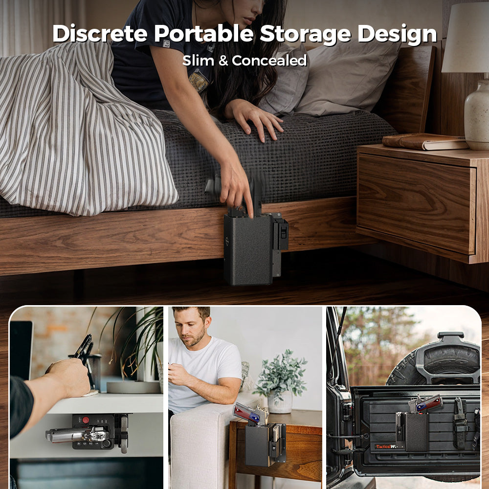 ONNAIS Defender Pro Gun Safe Lock Fast Access 3-Way Unlock