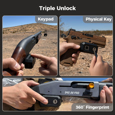 ONNAIS Defender Se Universal Gun Trigger Lock 3-Way Unlock