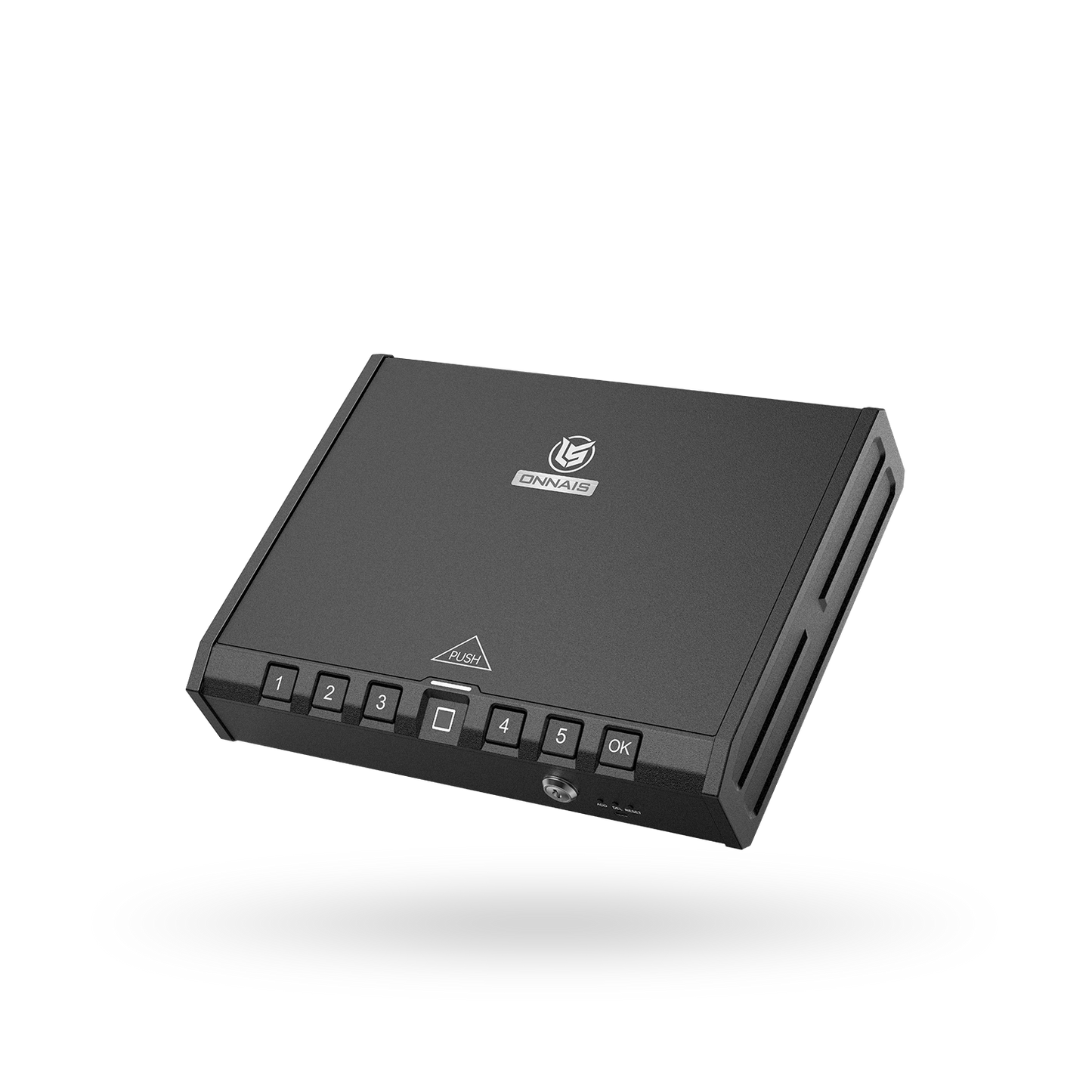 Refurbished - ONNAIS Iron Pro Max Type B Gun Safe Secure Box Fingerprint Keypad & Key Access