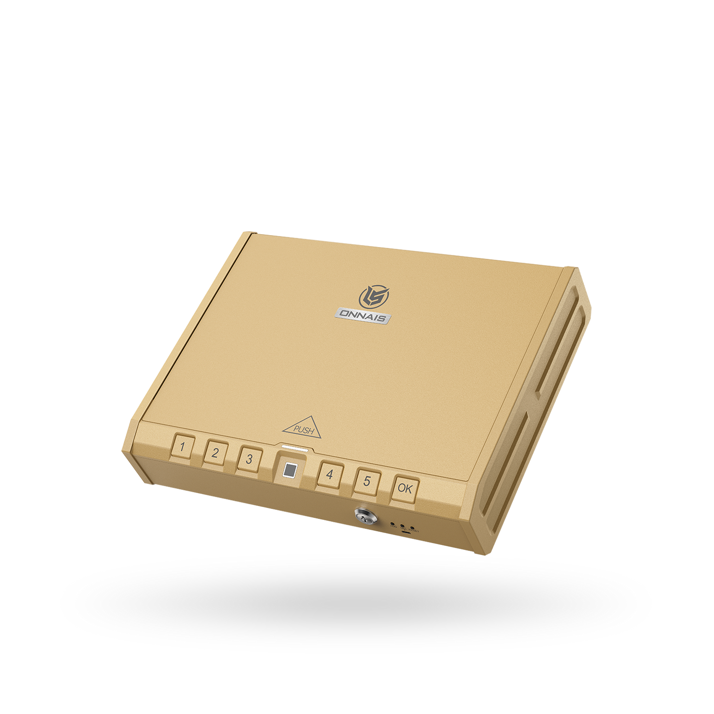 Refurbished - ONNAIS Iron Pro Max Type B Gun Safe Secure Box Fingerprint Keypad & Key Access