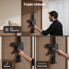 ONNAIS Defender Se Wall Mount Universal Gun Trigger Lock 3-Way Unlock
