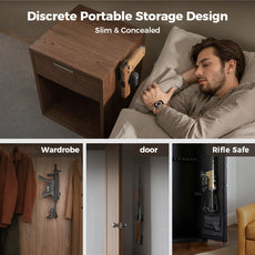 ONNAIS Defender Se Wall Mount Universal Gun Trigger Lock 3-Way Unlock