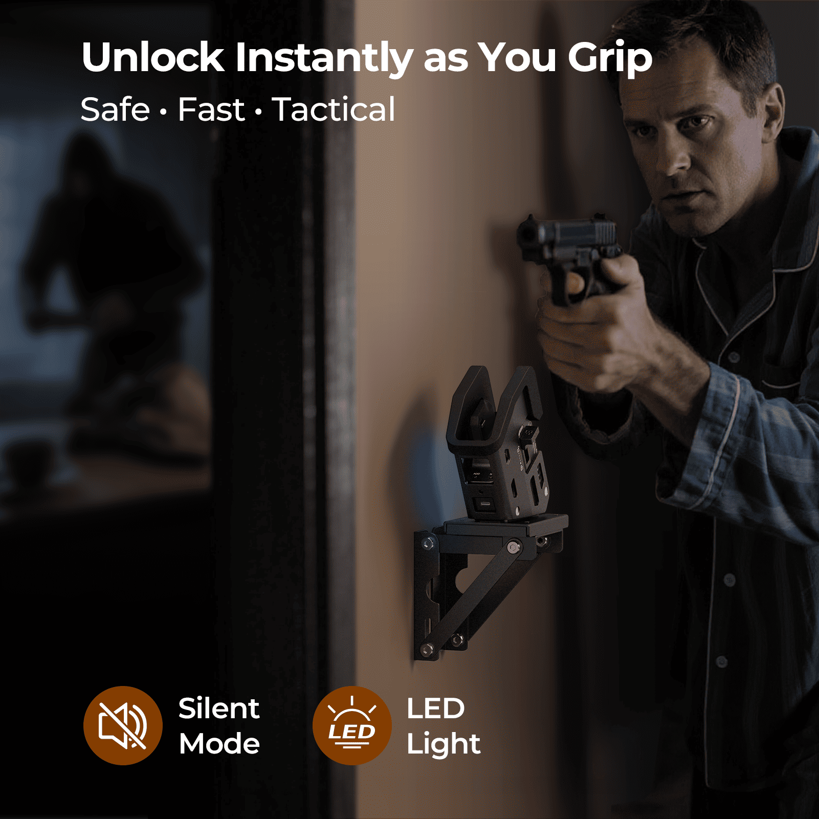 ONNAIS_Defender_Pro_Wall_Mount_Gun_Lock_Pistol_Handgun_Safe-_beside