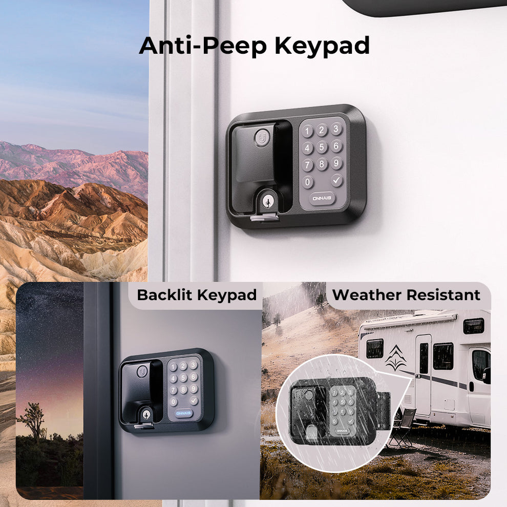 Refurbished - ONNAIS Guard Pro RV Door Lock Keyless Entry, 2 Fobs – ONNAIS