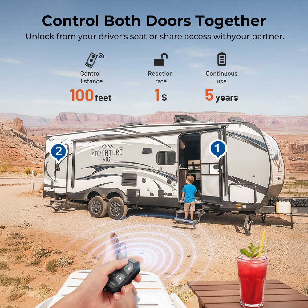 Home ONNAIS RV Door Lock ONNAIS Guard Pro RV Door Lock Keyless Entry ...