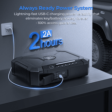 Lightning fast Usb-c charging power reliability that eliminates key/ battery anxiety-ONNAIS Iron Max