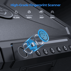 High-grade fingerprint scanner with unlock, recognition, touch, and access features-ONNAIS Iron Max
