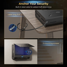 ONNAIS Iron Pro Gun Safe Secure Box-Install