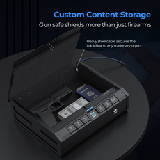 ONNAIS Iron Se Gun Safe Secure Box- storage