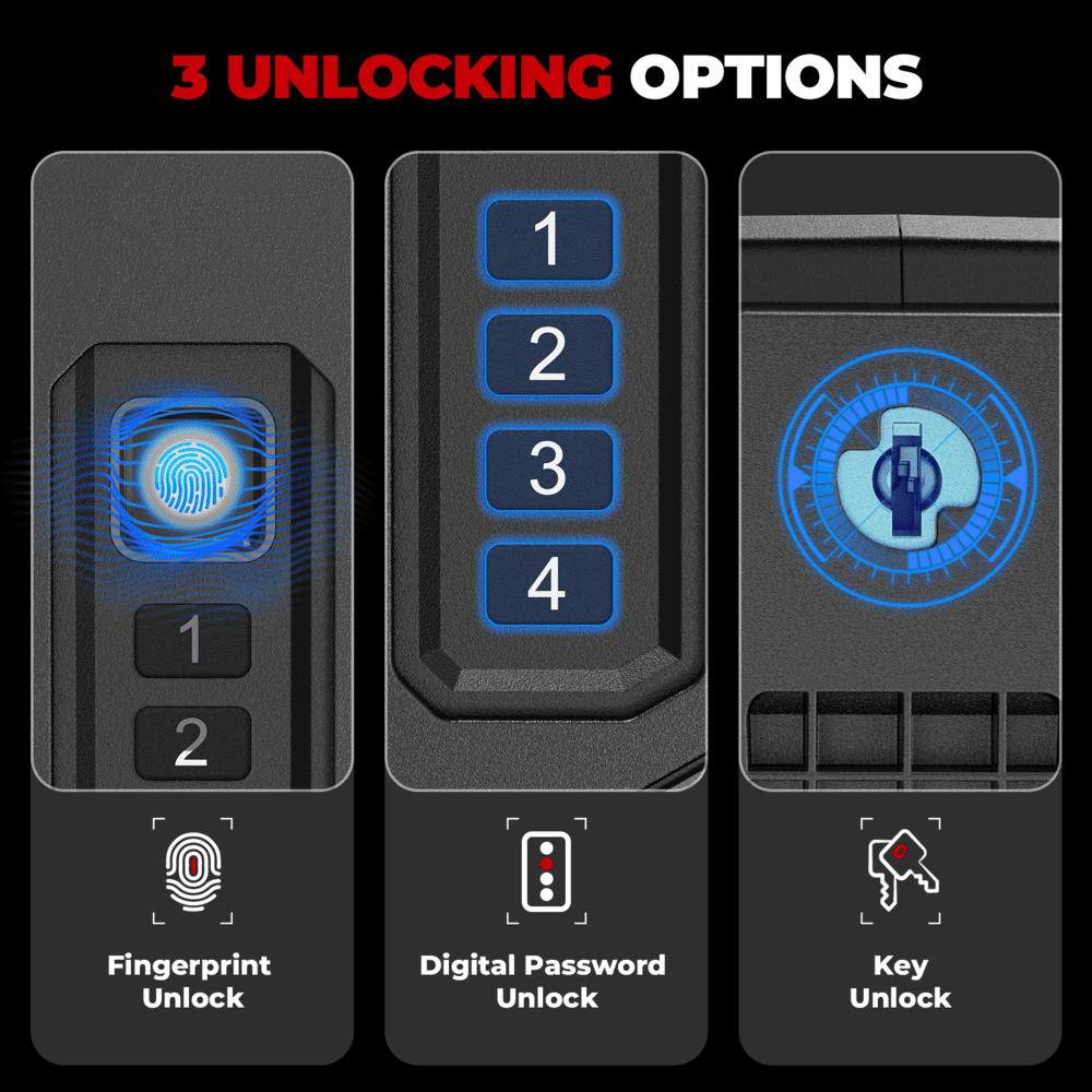 Onnais Defender EDC Pro EDC Stand - 3 unlocking way