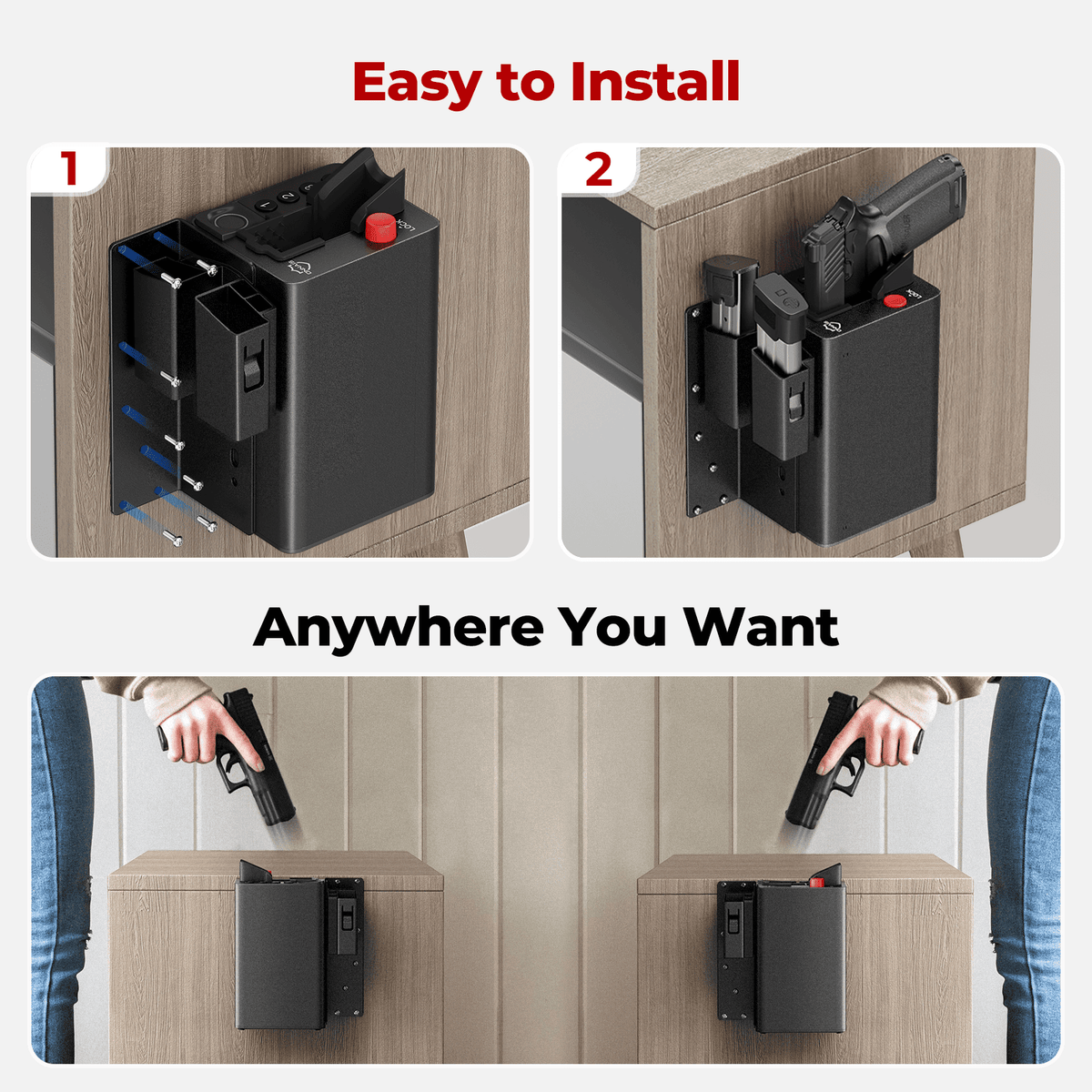 Onnais_Fast_Access_Gun_Safe_install