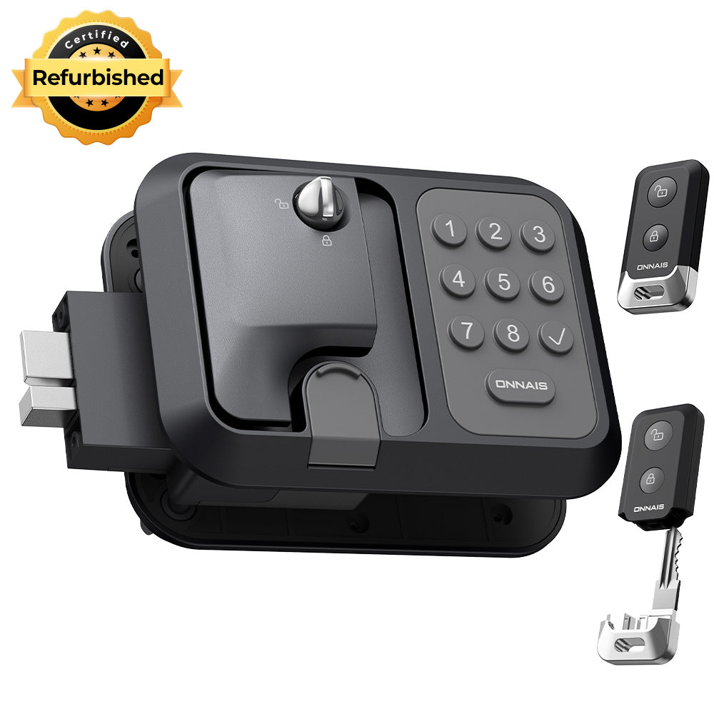 Refurbished - ONNAIS Guard Se RV Secure Door Lock Keyless Entry Waterproof & Dual Remote Fob