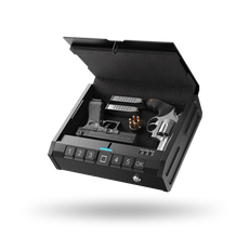 ONNAIS Iron Se Gun Safe Secure Box Fingerprint Keypad & Key Access