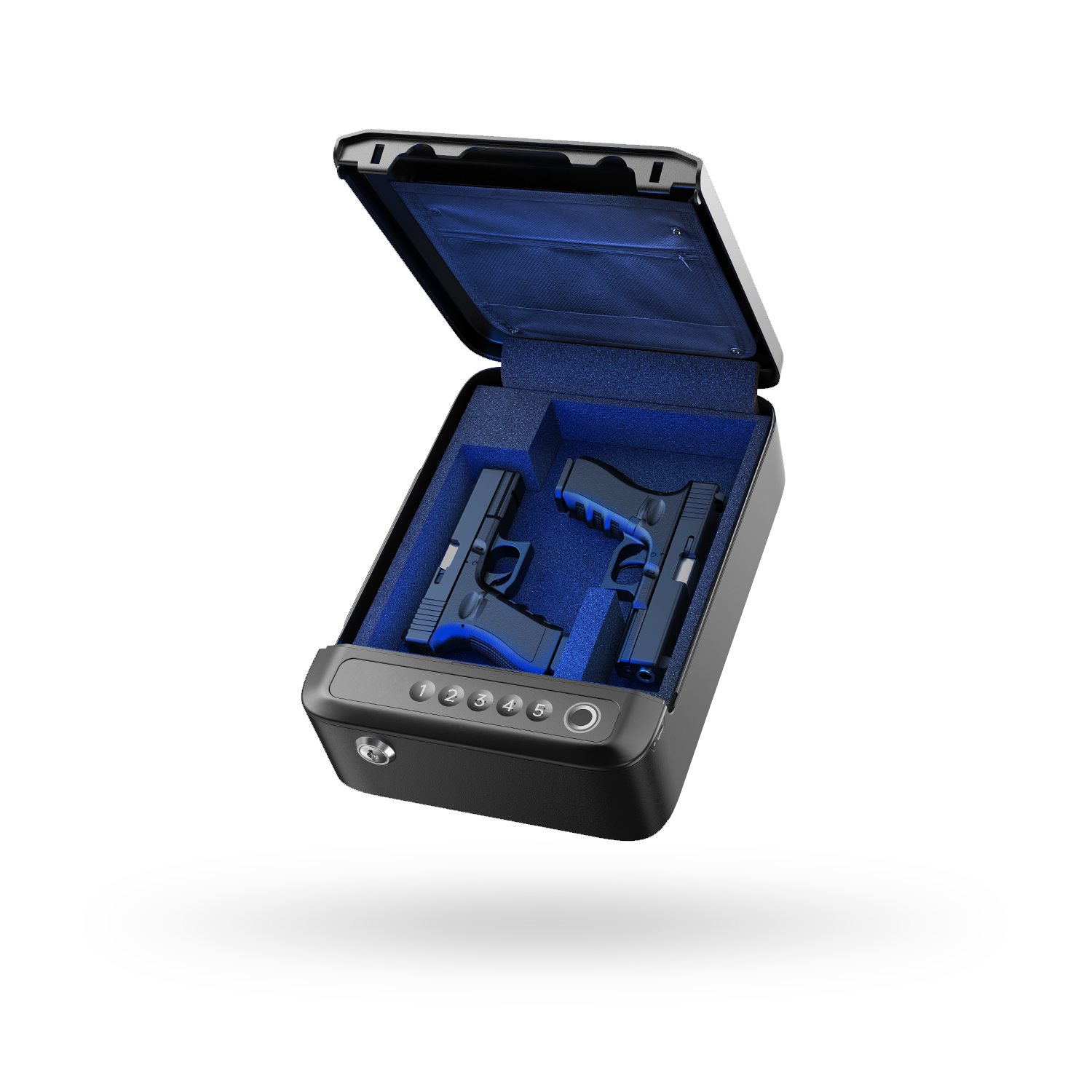 ONNAIS ALLOY Se Gun Safe Portable Secure Box 4-Way Access & USB-C Charge