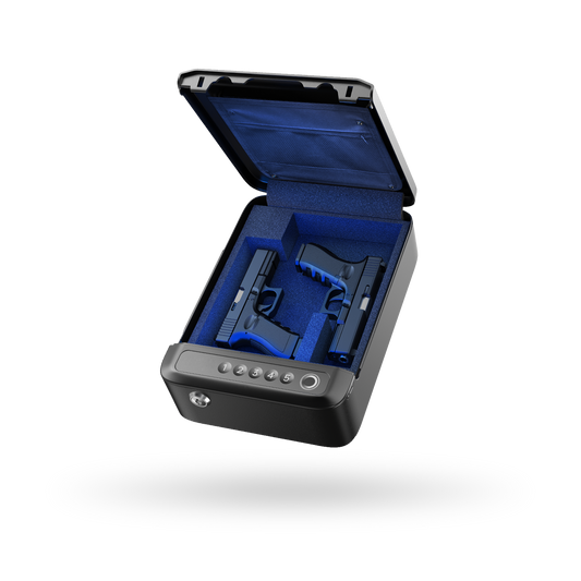 ONNAIS ALLOY Se Gun Safe Portable Secure Box 4-Way Access & USB-C Charge